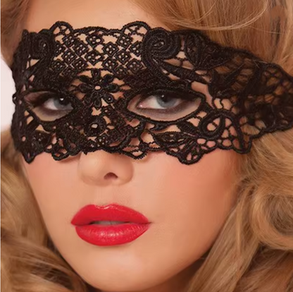 Mezza maschera per il viso in pizzo