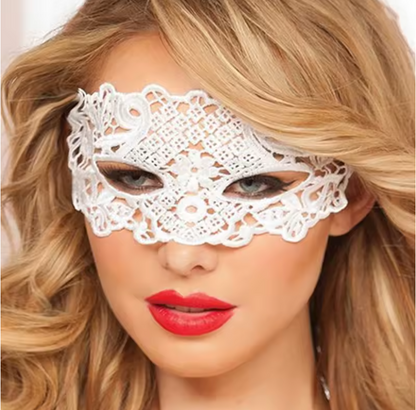Mezza maschera per il viso in pizzo